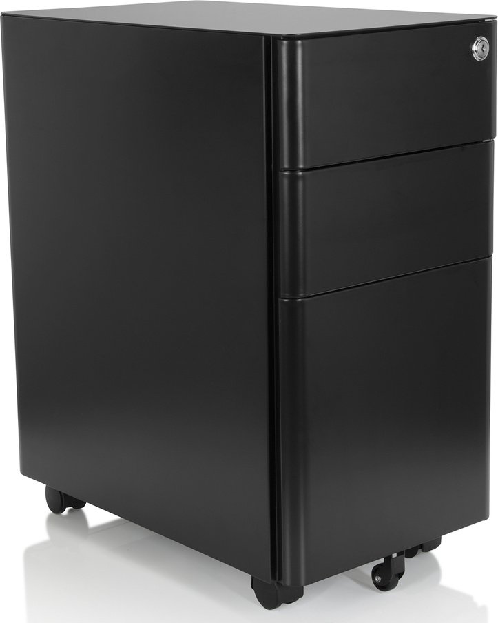 COLOR I | Metall - Rollcontainer Schwarz