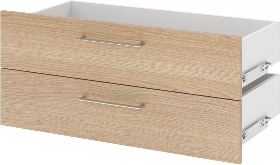 FlexWall | 1 OH | 2 Schubkästen - Eiche