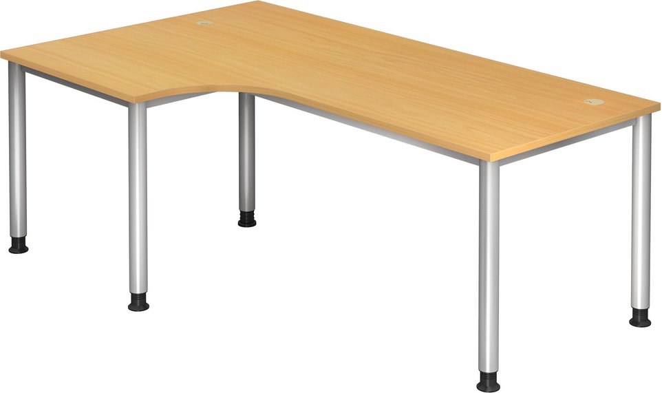 HILO 82 S | Schreibtisch - Buche 200 x 120 höhenverstellbar