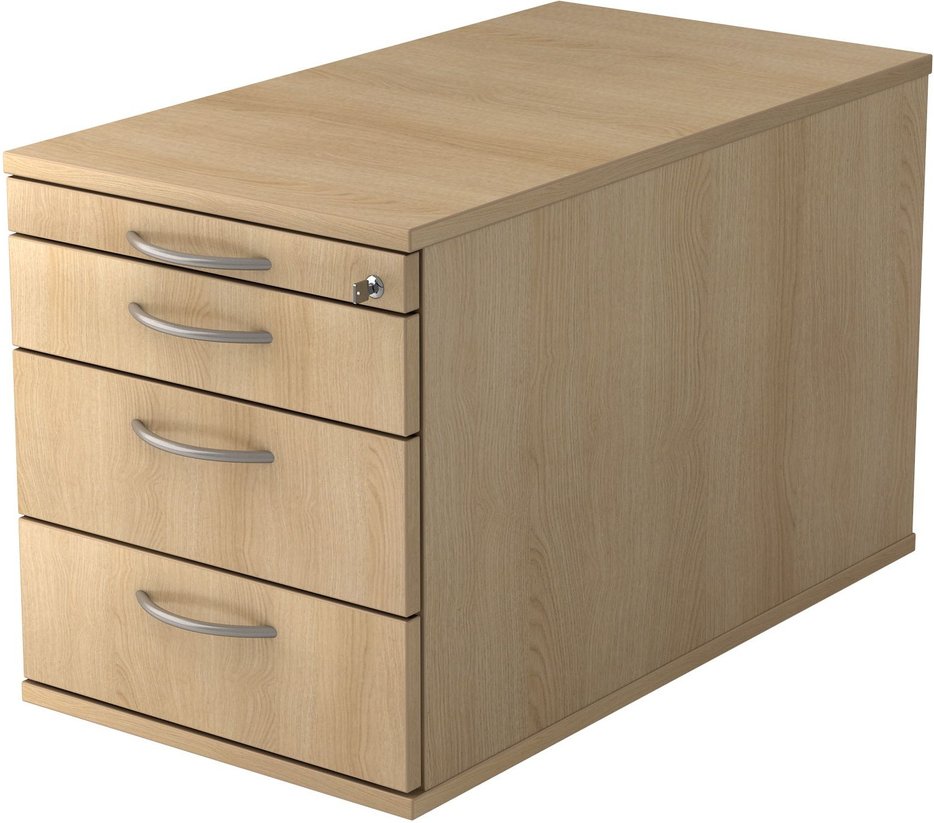 Thumbnail - SIGNA TC30 BM - Rollcontainer Eiche Bogengriff Metall