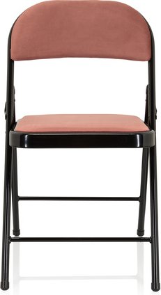 TUDELA I | Samtstoff - Klappstuhl Rosa