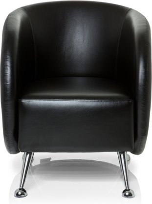 ST. LUCIA | 1-Sitzer - Polstersessel Schwarz