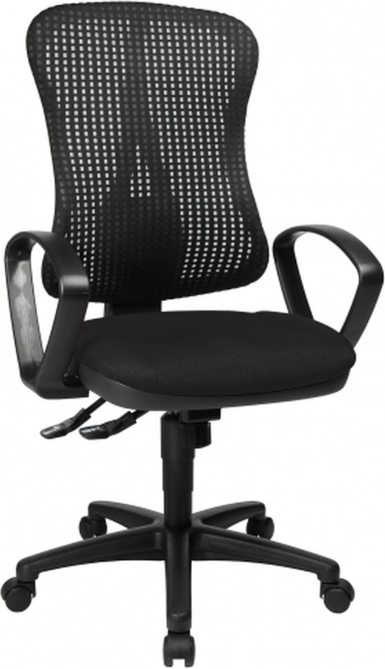 HJH SOLUTION PRO AL.B2 - Profi Bürostuhl Schwarz