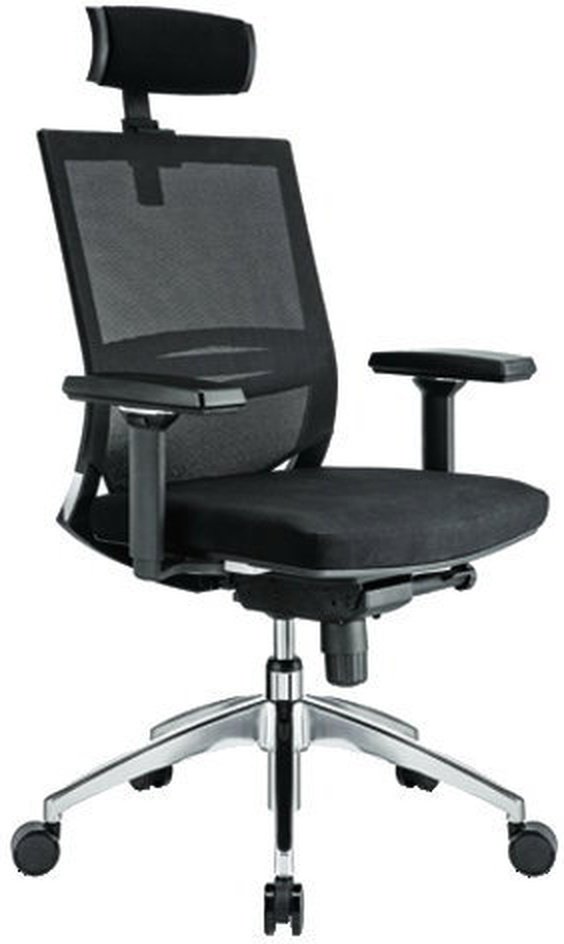 PORTO MAX - Profi Bürostuhl Schwarz