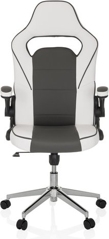 GAME SPORT PRO - Gamingstuhl Weiß/Dunkelgrau