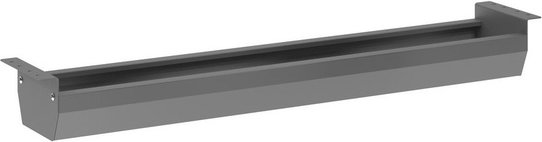 KC12 G | Kabelkanal horizontal | Graphit - Zubehör 120 cm Graphit