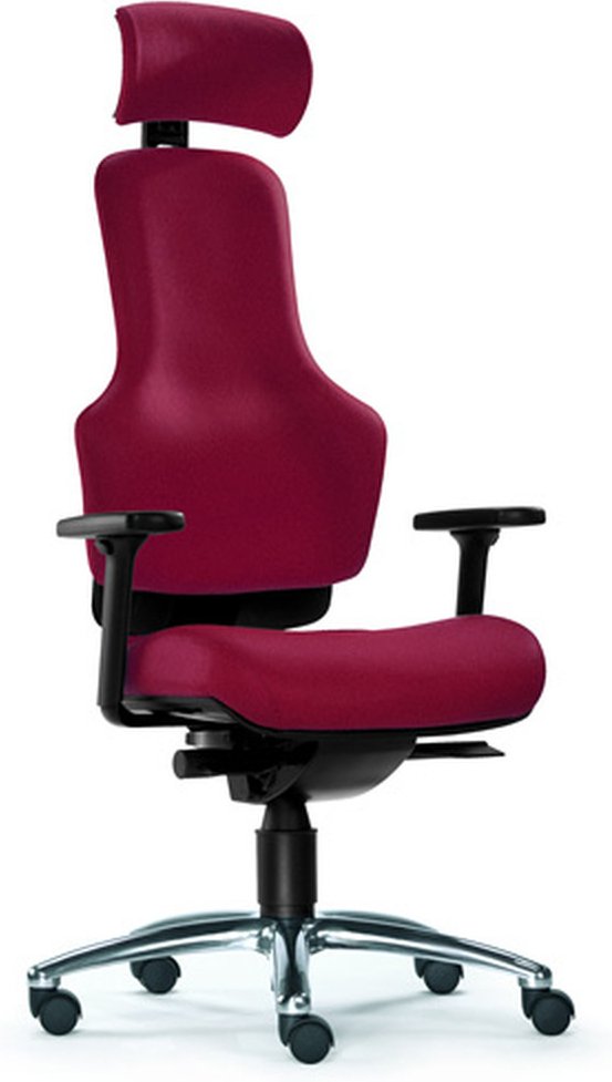ZERO O1 - High End Bürostuhl Bordeaux Stoff