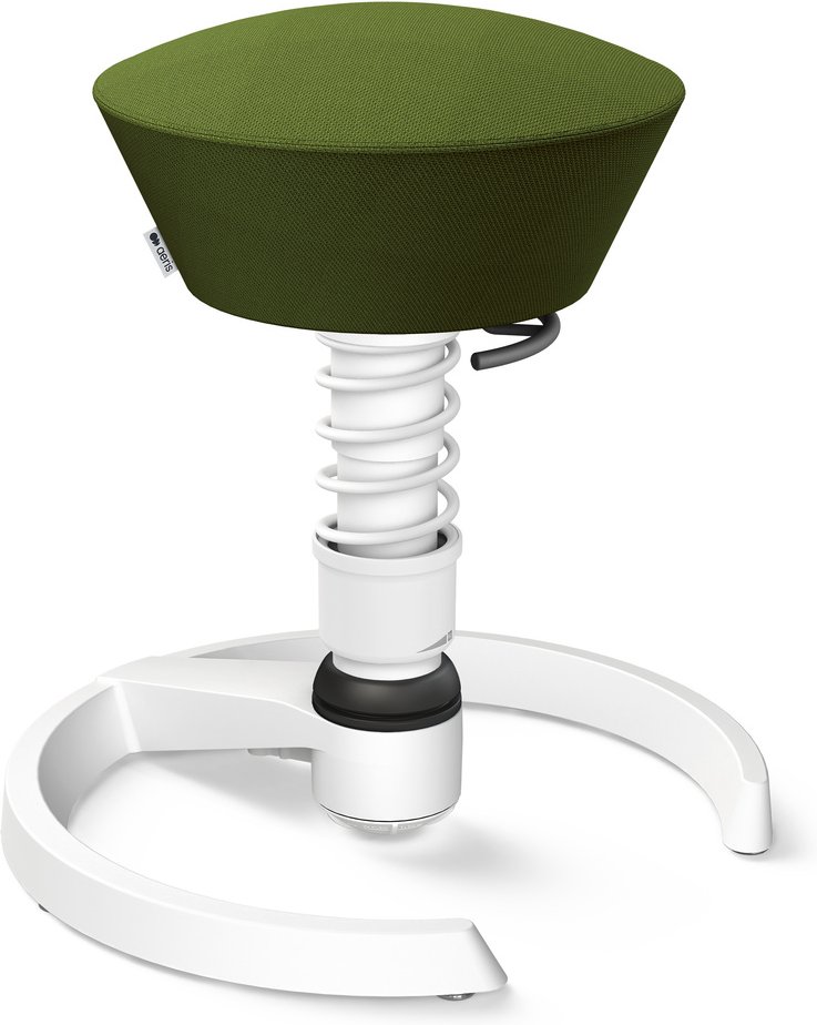 AERIS SWOPPER MIT GLEITER - Swopper Low Wollmischung Grün Gestell Weiß