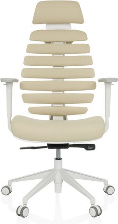 ERGO LINE W | Stoff - Profi Bürostuhl Salted Caramel