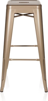 VANTAGGIO HIGH - Barhocker Champagner metallic