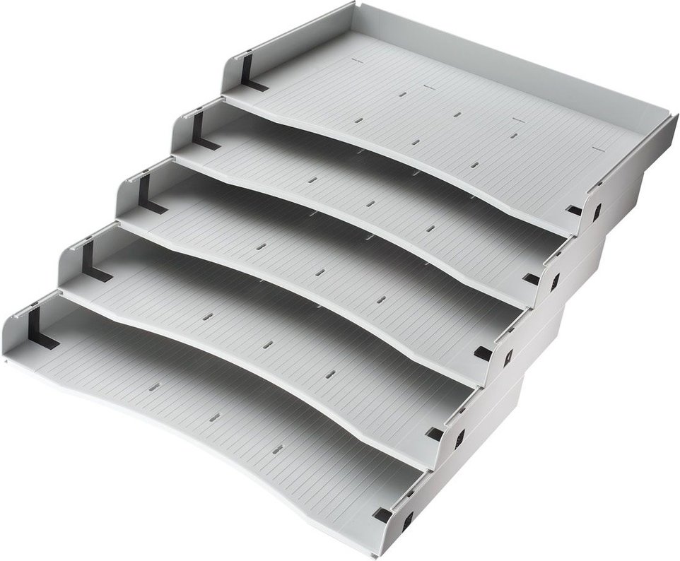 ACSA | Schrägablagen - Rollcontainer Grau