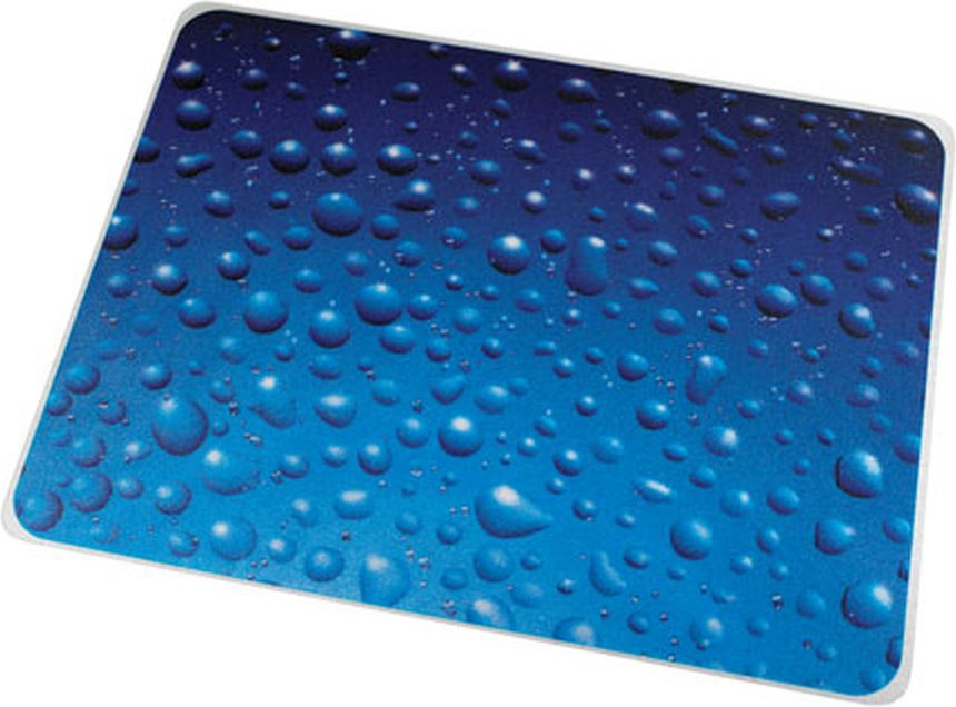 ULTIMAT 90x120 - Bodenschutzmatte rechteckig Motiv Wassertropfen