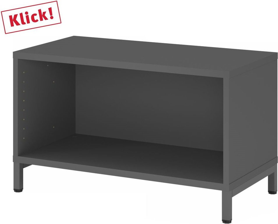 FlexWall | 1 OH | Korpus mit Sockelgestell - Graphit