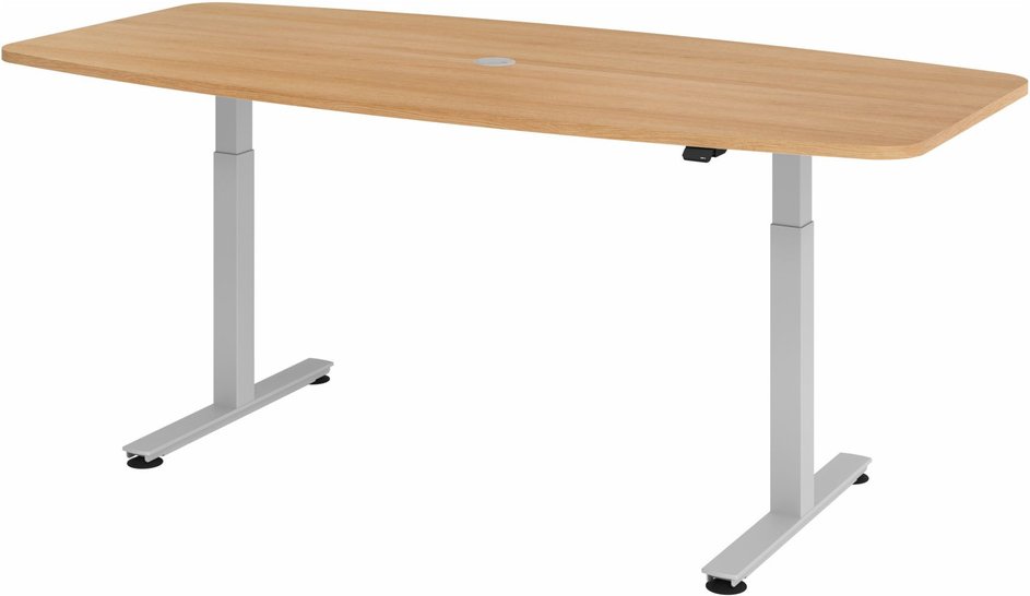 XMST 22 S | Schreibtisch - Eiche 220 x 103 elektrisch höhenverstellbar