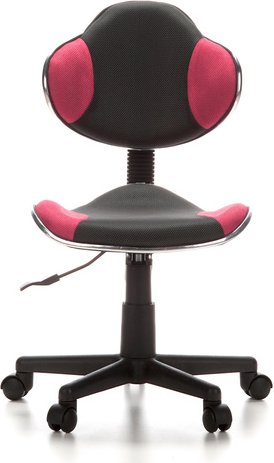 KIDDY GTI-2 - Kinderdrehstuhl Grau / Pink