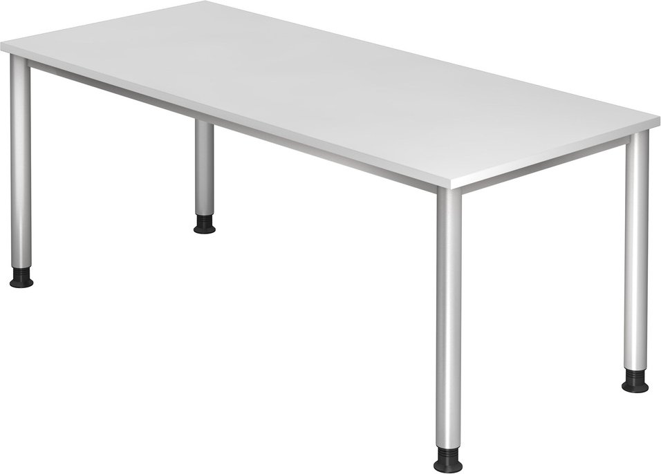 Thumbnail - HILO 19 S | Schreibtisch - Weiß 180 x 80 höhenverstellbar