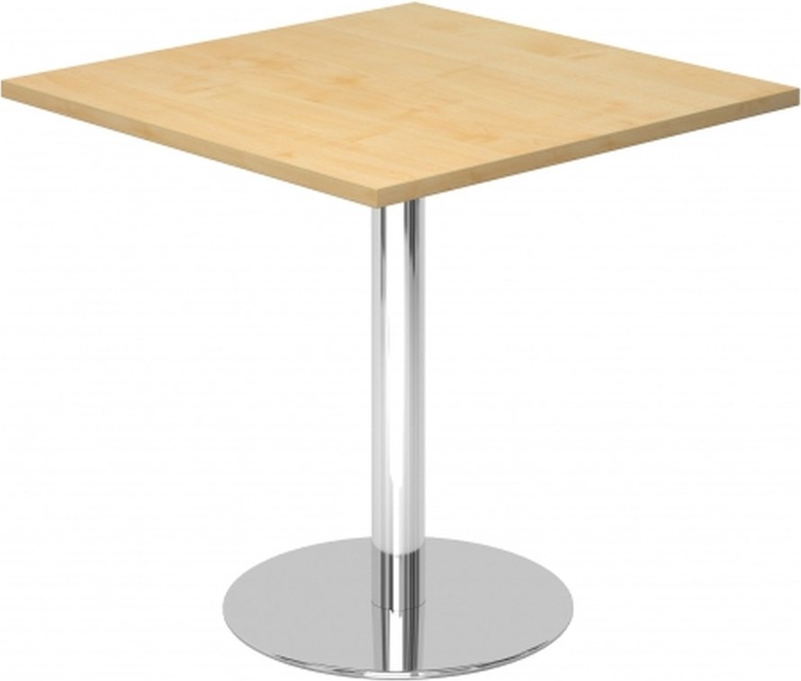 Thumbnail - BISTRO F88Q C - System Konferenztisch Ahorn 80 x 80 Chrom
