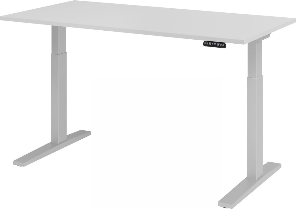 Thumbnail - XMKA 16 S | Schreibtisch - Grau 160 x 80 elektrisch höhenverstellbar