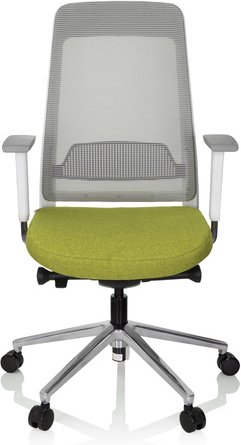 CHIARO T2 WHITE - Profi Bürostuhl Grün / Grau