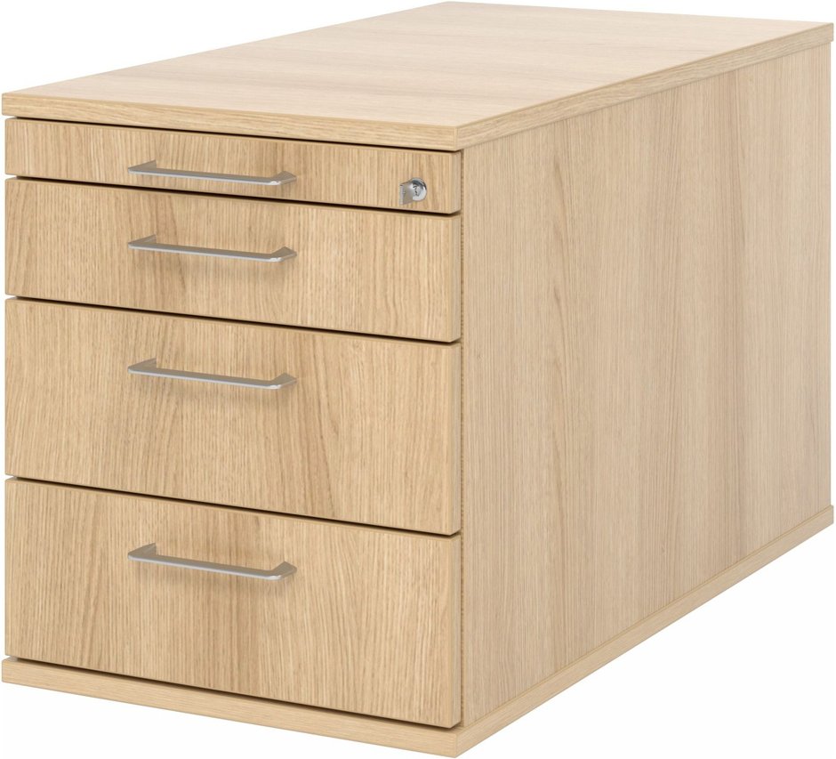 SIGNA TC30 BS - Rollcontainer Eiche Bügelgriff Metall