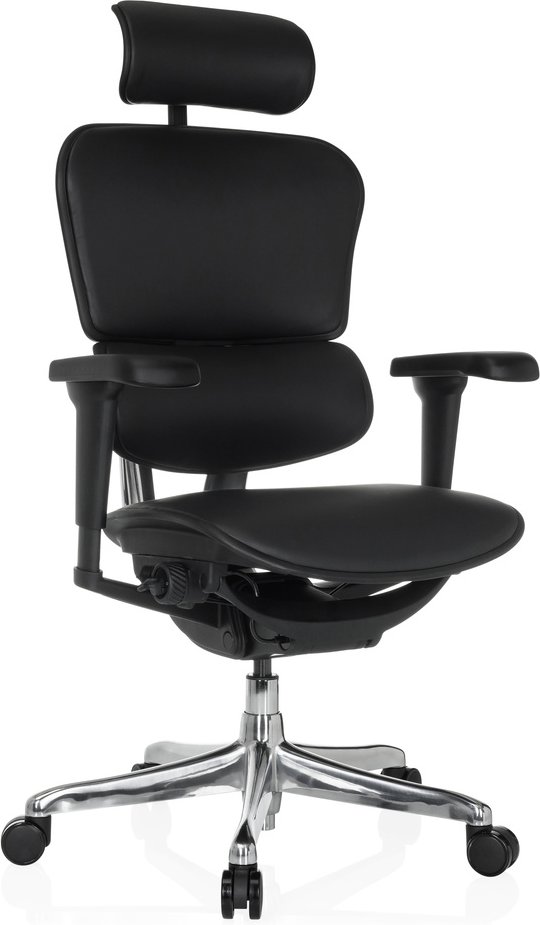ERGOHUMAN ULTRA L GEN2 | Leder - Luxus Chefsessel Schwarz