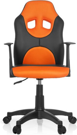 Thumbnail - KID GAME AL - Kinderdrehstuhl Schwarz / Orange