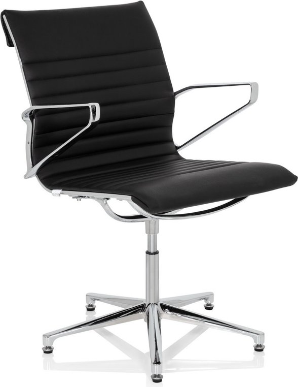 PARIBA V IV - Besucherstuhl Konferenzstuhl Schwarz