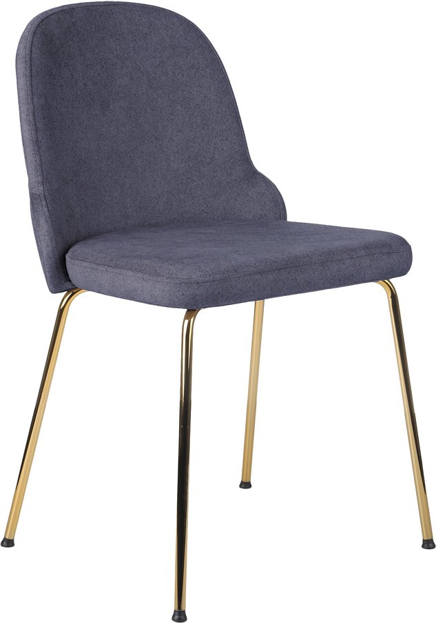 BELLA GOLD S - Vierfußstuhl Blaugrau