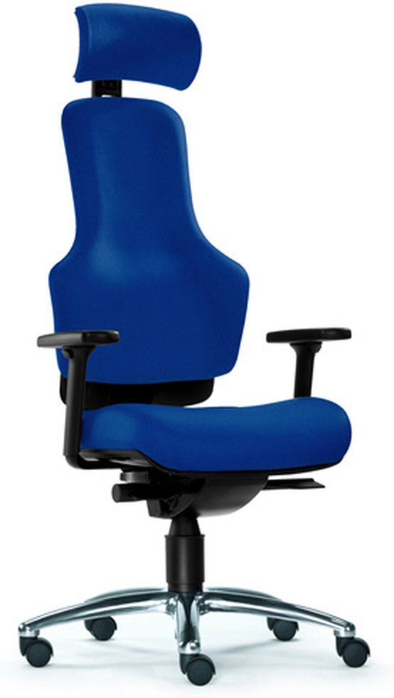 ZERO O1 - High End Bürostuhl Blau Stoff