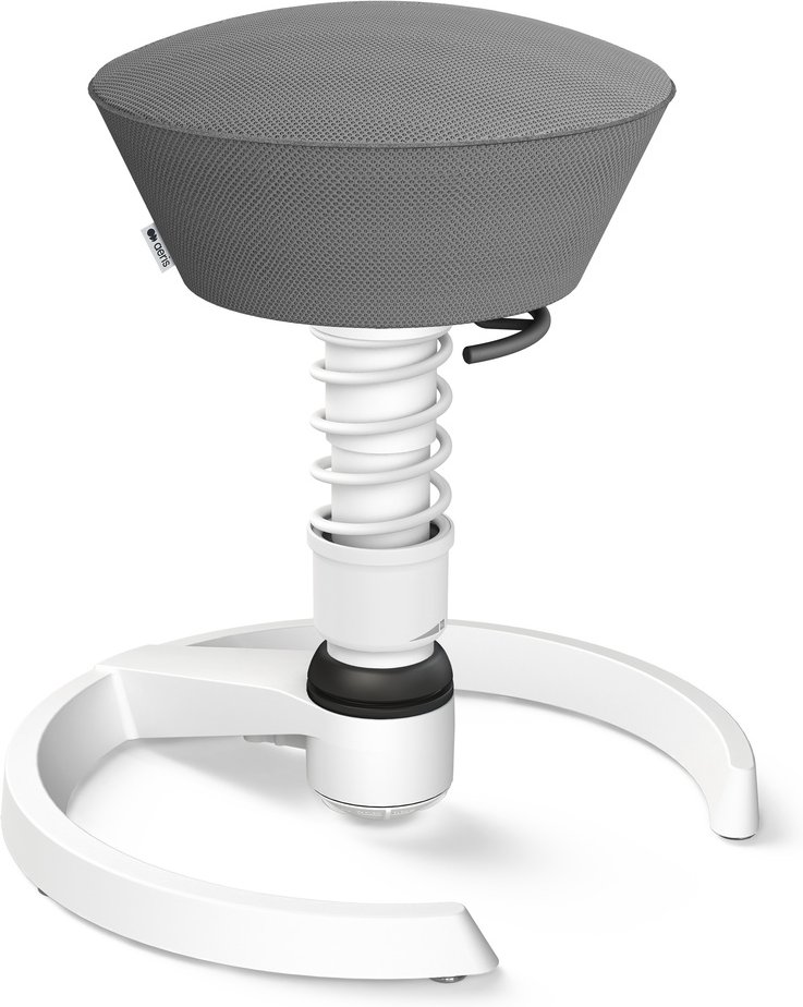 AERIS SWOPPER AIR MIT GLEITER - Swopper Low Grau Gestell Weiß Mesh-Gewebe AIR