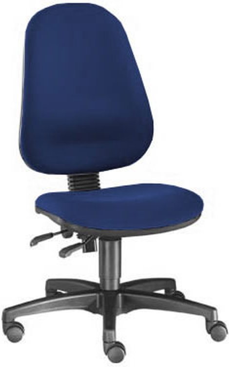 ZERO 35 - Profi Bürostuhl Blau Stoff