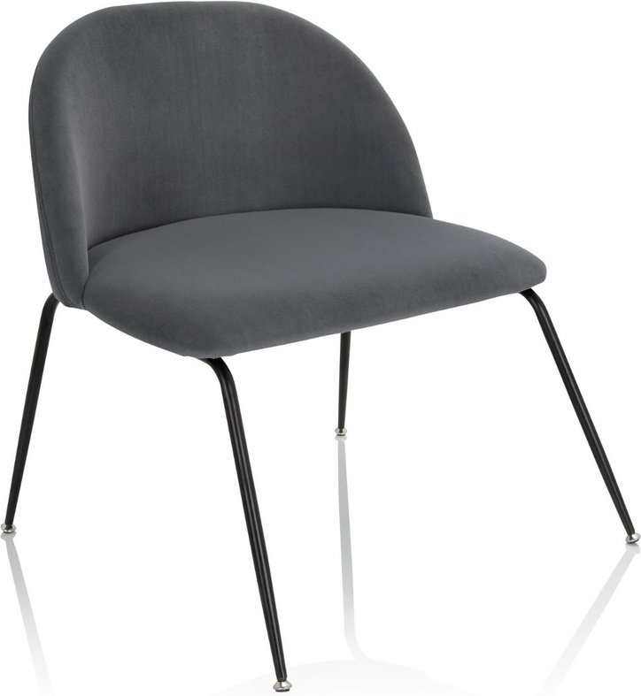 VELVO - Polsterstuhl Grau