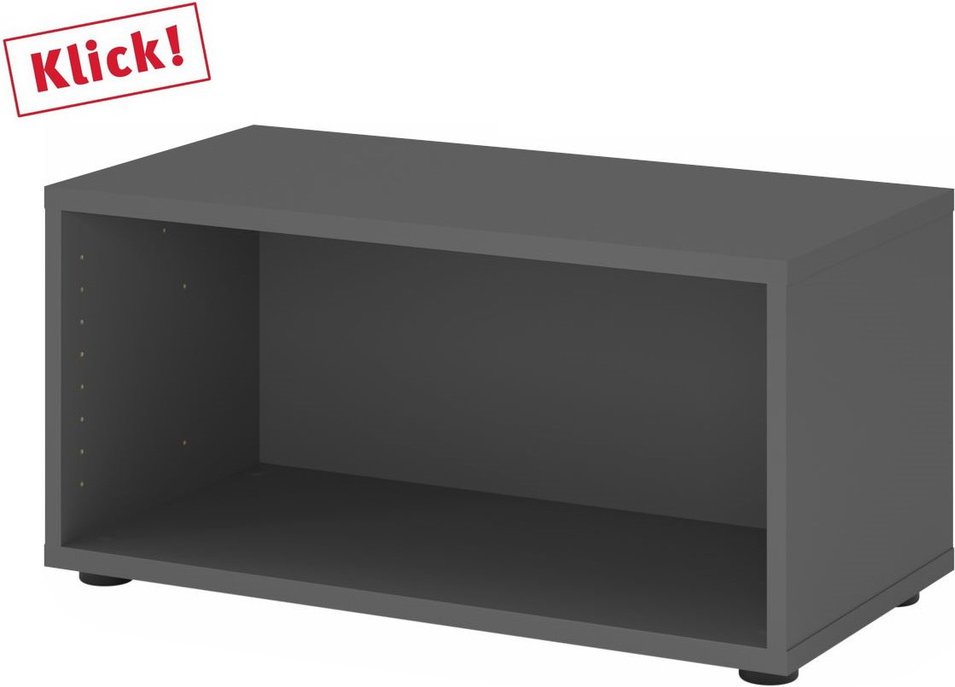 FlexWall | 1 OH | Korpus mit Stellfüßen - Graphit