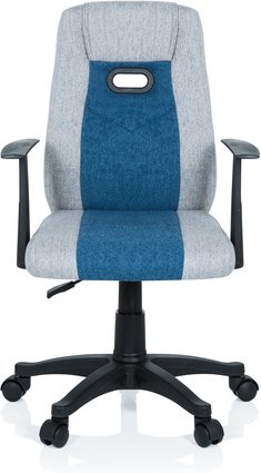 KIDDY EXTRA - Kinderdrehstuhl Grau / Blau