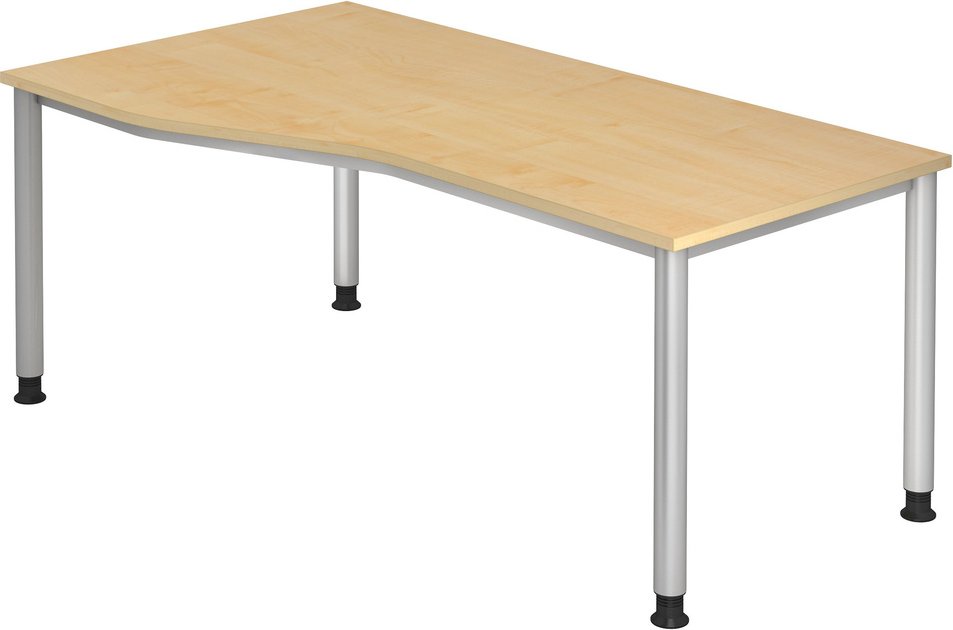 Thumbnail - HILO 18 S | Schreibtisch - Ahorn 180 x 100 höhenverstellbar
