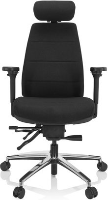 PHOENIX PRO I - Profi Bürostuhl Schwarz