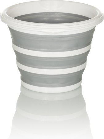 CLEAN SILR | 10L - Faltbehälter Grau / Weiß
