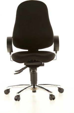 SITNESS 10 - Profi Bürostuhl Schwarz Stoff