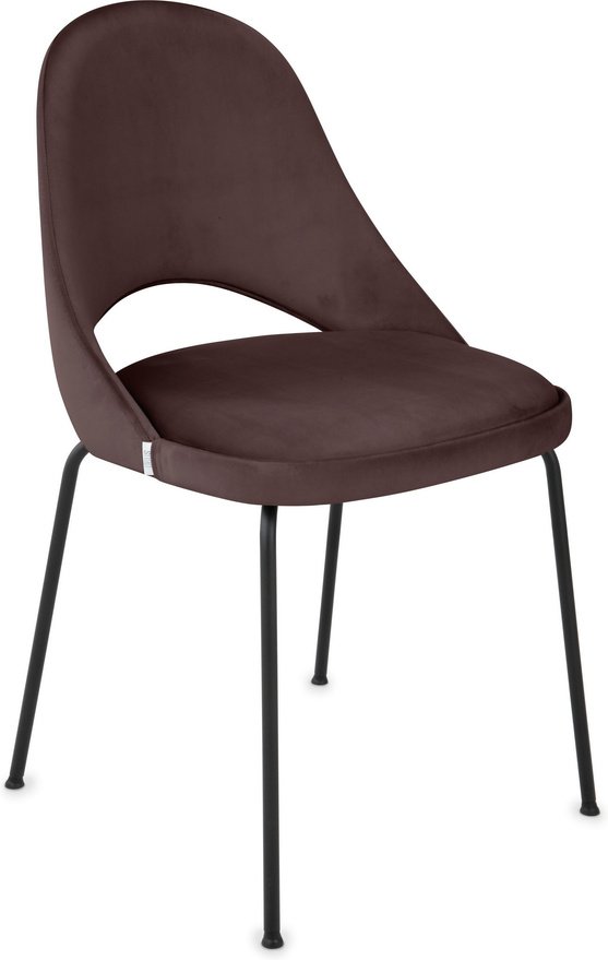 COSTA BLACK - Vierfußstuhl Dunkelbraun