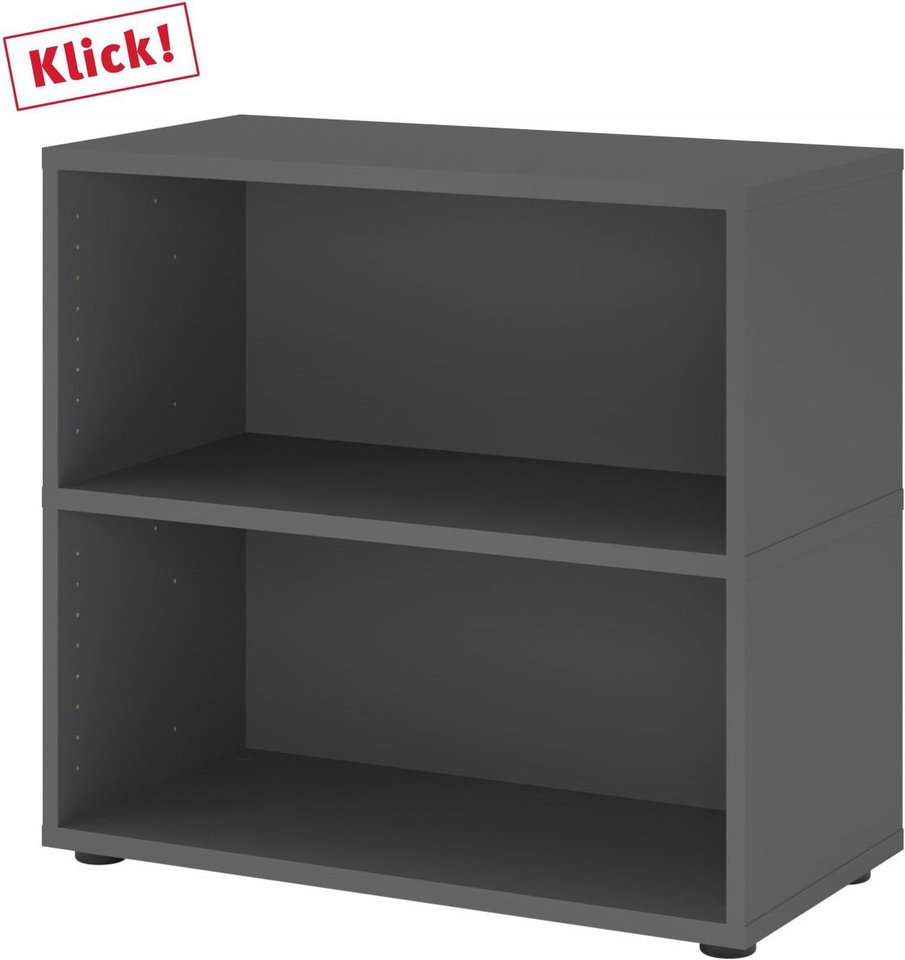 FlexWall | 2 OH | Korpus mit Stellfüßen - Graphit