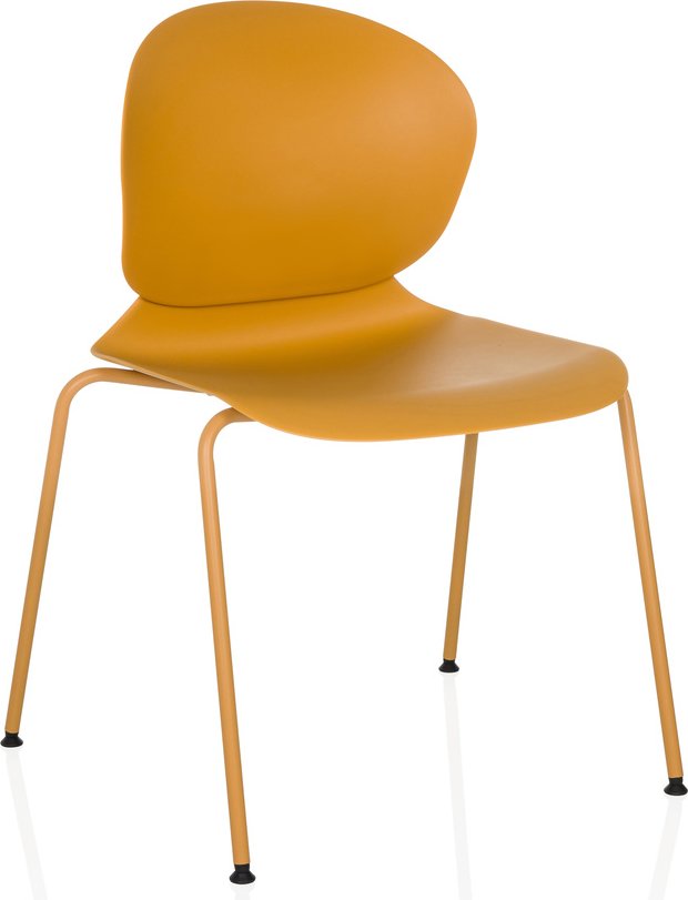 T36 VI - Vierfußstuhl Gelb