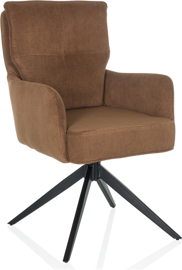 TARUGO - Polsterstuhl Braun