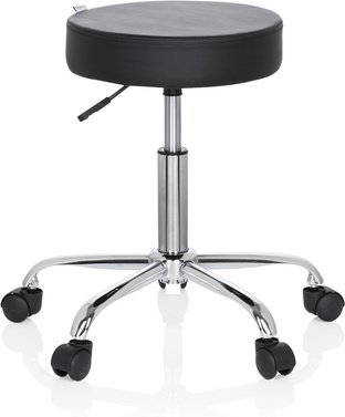 Thumbnail - OPERATOR II - Drehhocker Schwarz