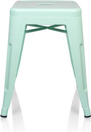 VANTAGGIO - Bistrohocker Pastellgrün matt