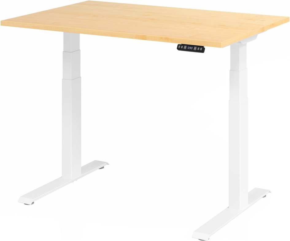 XDKB 12 W | Schreibtisch - Ahorn 120 x 80 elektrisch höhenverstellbar