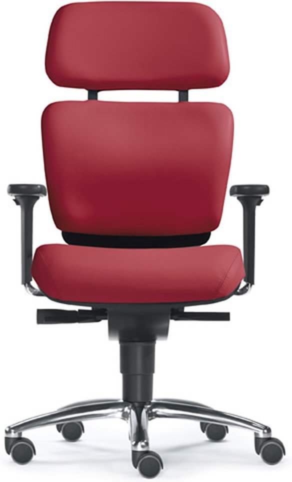 ZERO 53 - High End Bürostuhl mittel mit Stoff Rot Gernot-M. Steifensand Stoff