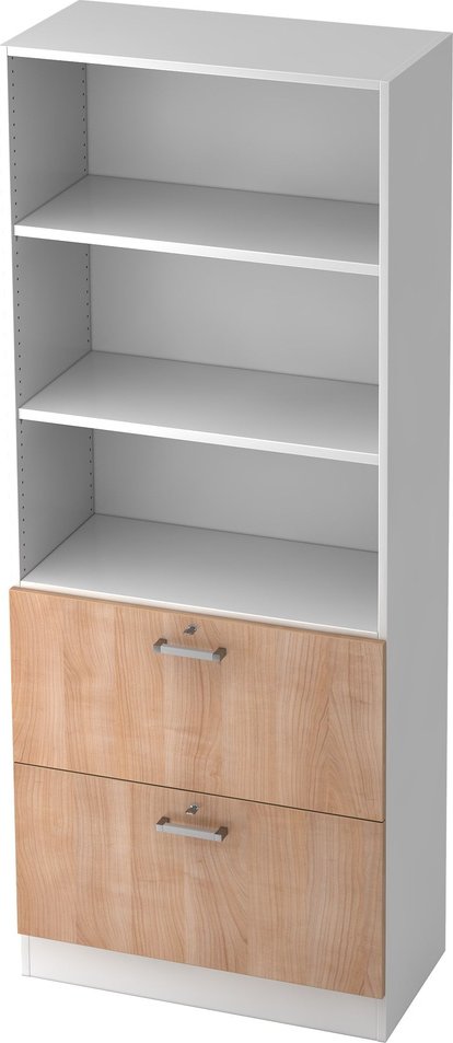 SIGNA G 7300 CE - Weiß/Nussbaum Chromgriff Metall