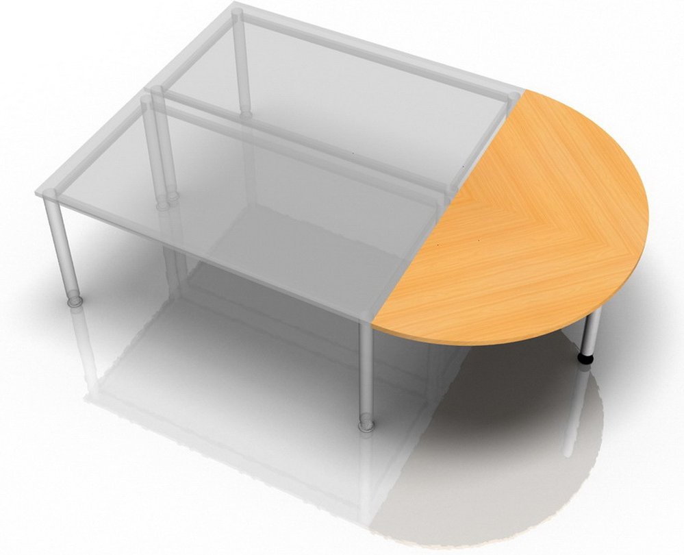 HA160 - Ansatztisch 160x80 Buche