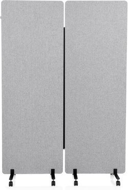 FLEXMIUT | 2er Set - Trennwand Hellgrau