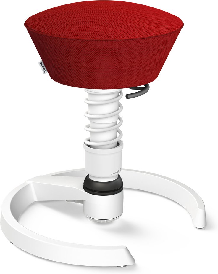 AERIS SWOPPER AIR MIT GLEITER - Swopper Low Rot Gestell Weiß Mesh-Gewebe AIR